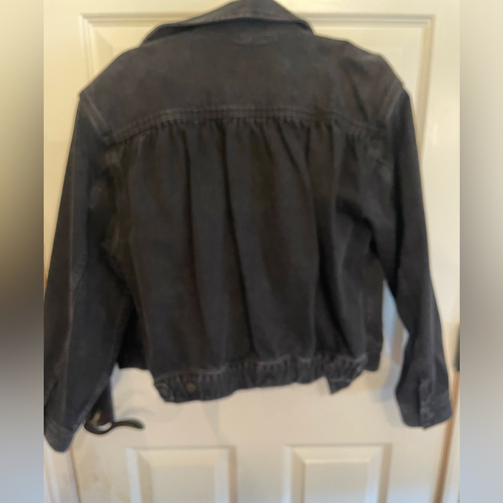 AGOLDE denim jacket.Black. Worn one time .